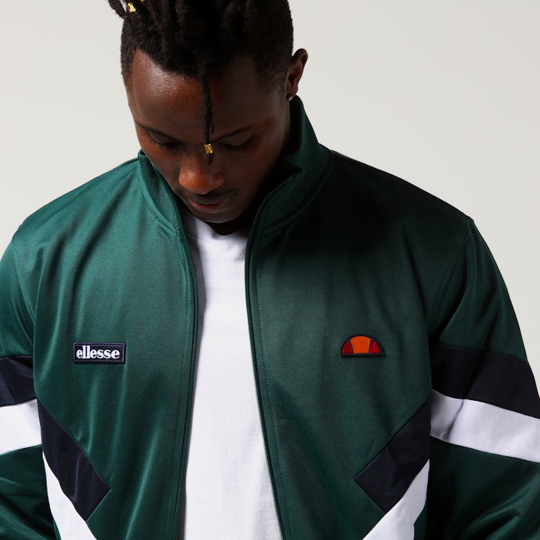 Ellesse Chierroni Full Zip Tracktop Teal/White/Navy