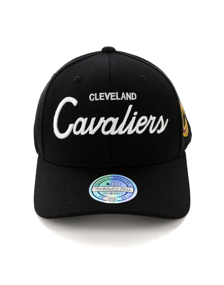 Mitchell & Ness Cleveland Cavaliers 110 Team Script Snapback Black