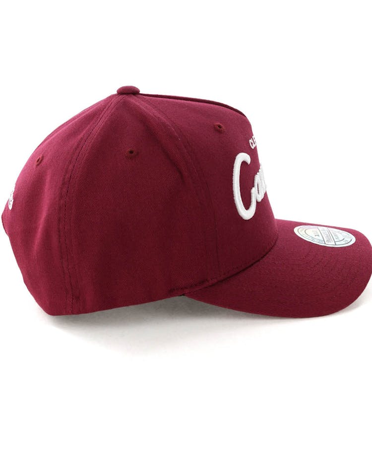 Mitchell & Ness Cleveland Cavaliers Basic Script 110 Snapback Maroon/White