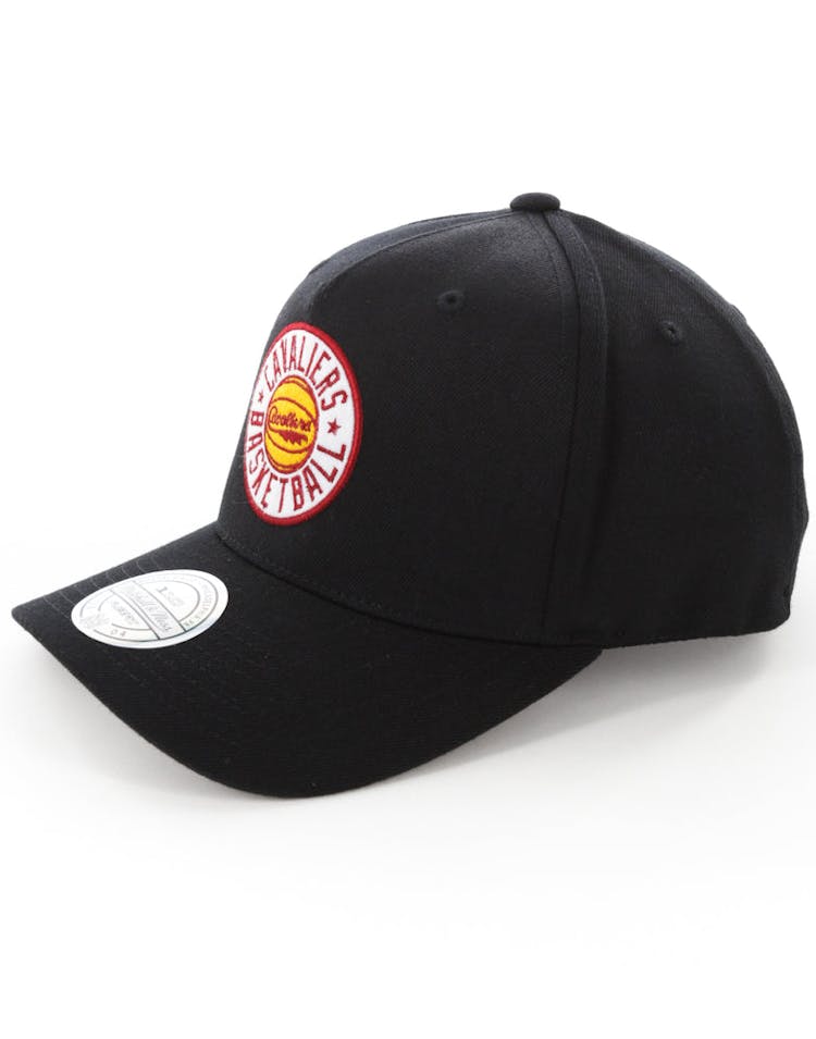 Mitchell & Ness Cleveland Cavaliers Full Court Logo 110 Flex Snapback Black