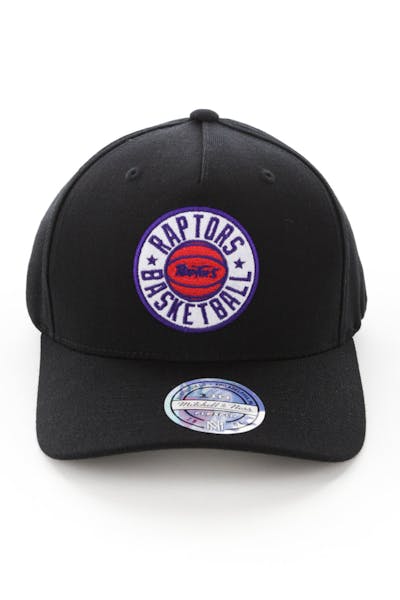 Mitchell & Ness Toronto Raptors Full Court Logo 110 Flex Snapback Black
