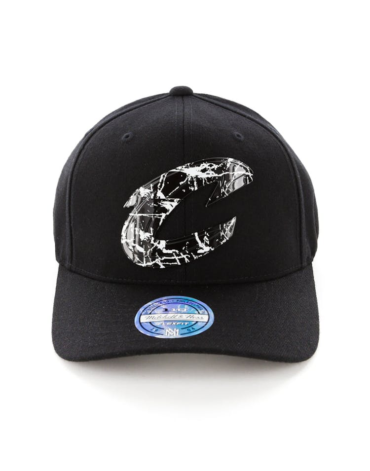 Mitchell & Ness Cleveland Cavaliers 110 Flex Snapback Black Marble