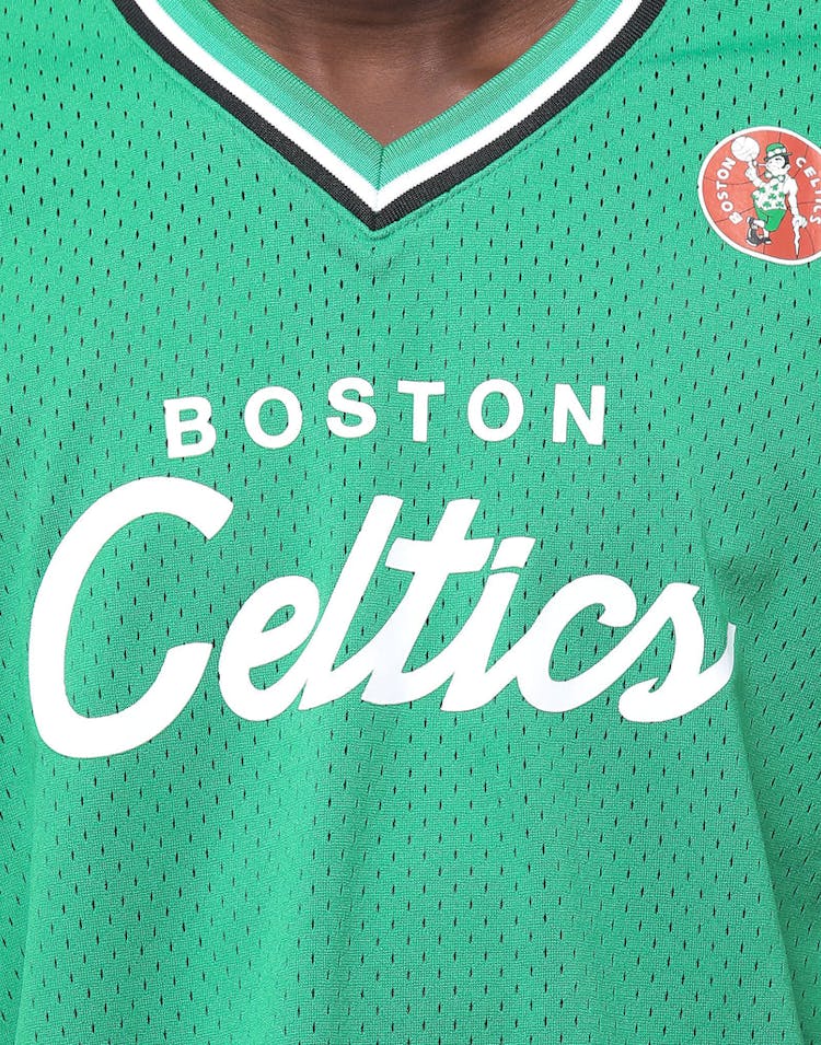 Mitchell & Ness Boston Celtics Mesh V Neck Green