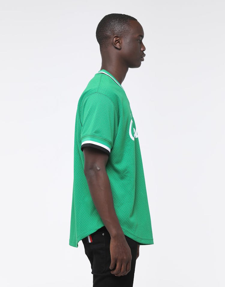 Mitchell & Ness Boston Celtics Mesh V Neck Green