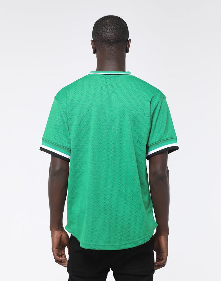 Mitchell & Ness Boston Celtics Mesh V Neck Green