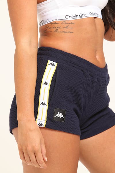 Kappa Women's Authentic JPN Bota Short Blue/Yellow/White