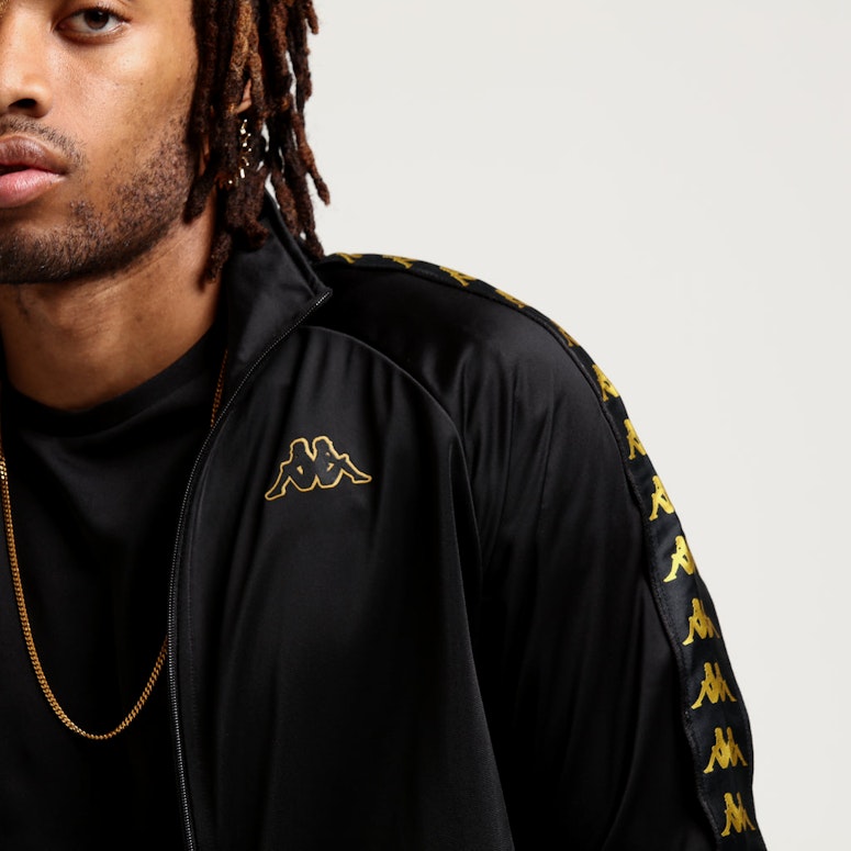 Kappa 222 Banda Anniston Jacket Black/Gold