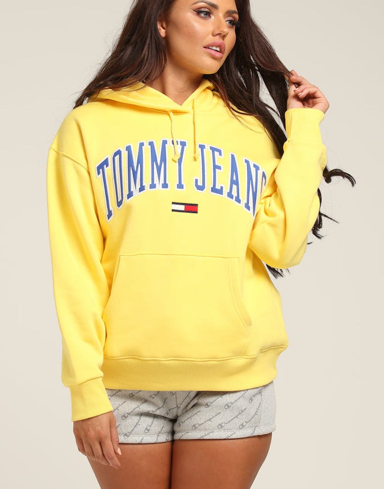 Tommy Jeans Women's TJW Clean Collegiate Hoodie Gold