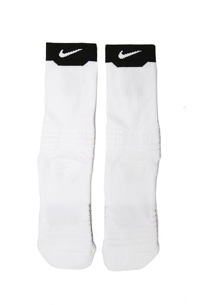 Nike Nikegrip Elite Versatility Crew Sock White/Black