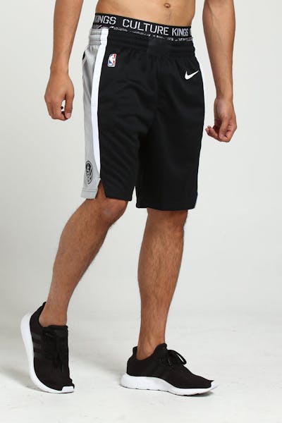 Nike San Antonio Spurs Swingman Short Road 18 Black/Silver/White