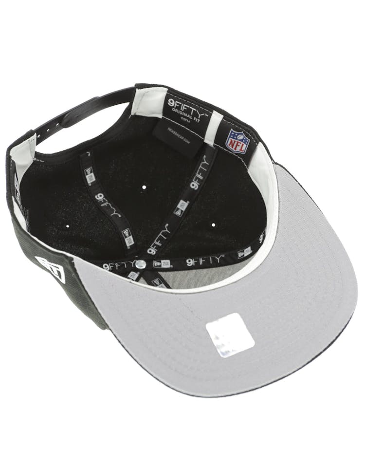 New Era New England Patriots 950 Original Fit Grey Undervisor Snapback Black