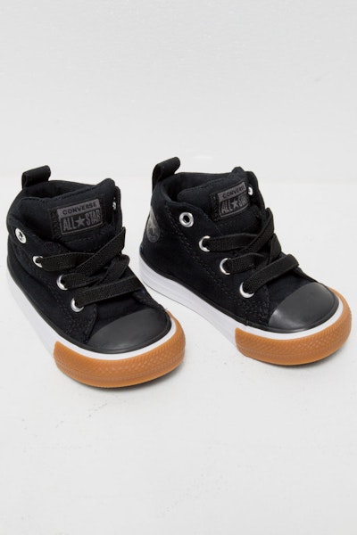Converse Infant Chuck Taylor Street Black/White/Gum