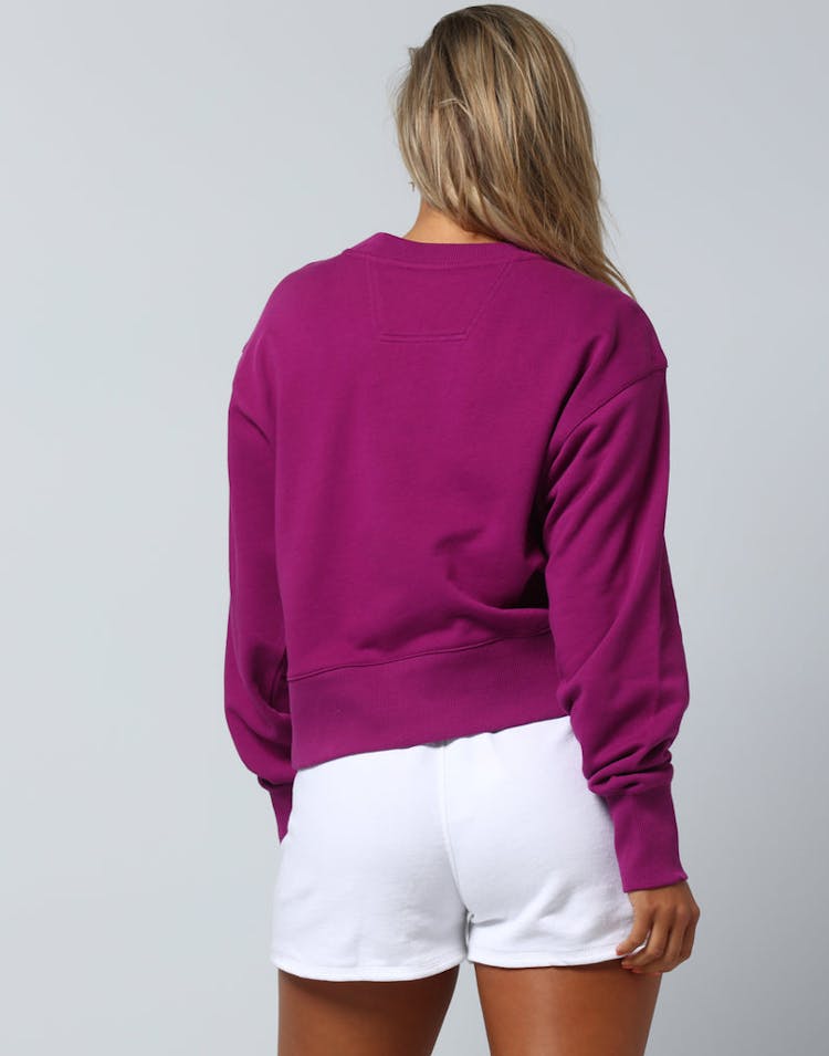 Calvin Klein Women's Monogram Crewneck Wine