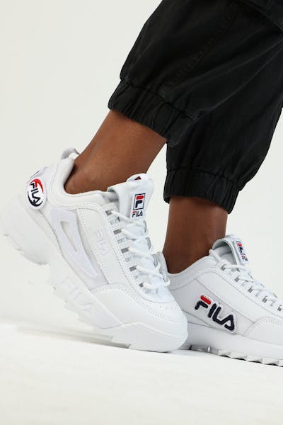 Fila Women's Disruptor II Patches White