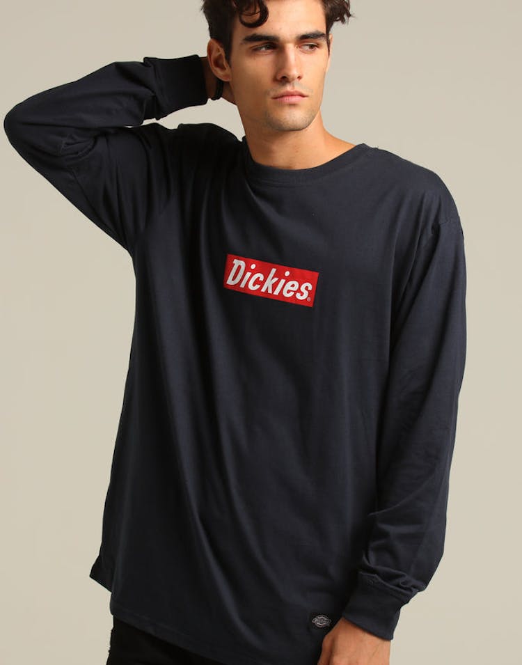 Dickies Lafayette Classic Fit L/S Tee Dark Navy