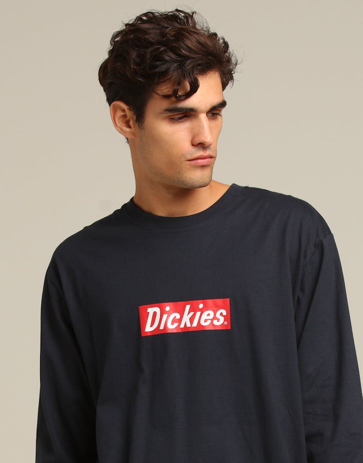 Dickies Lafayette Classic Fit L/S Tee Dark Navy