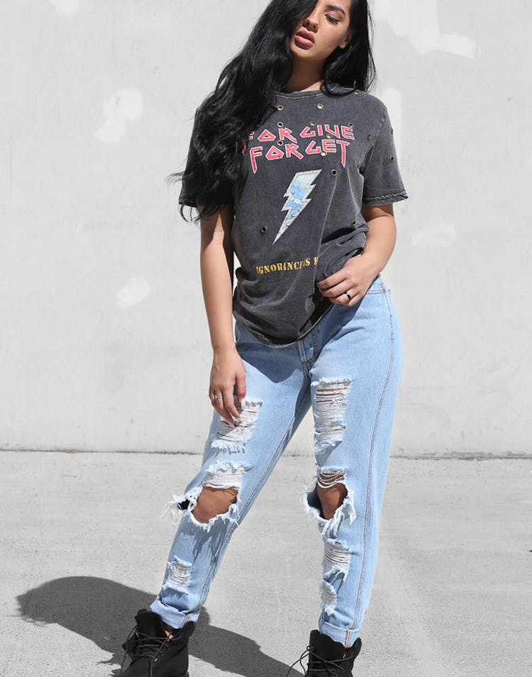 Nana Judy Boyfriend Distressed Jean Indigo