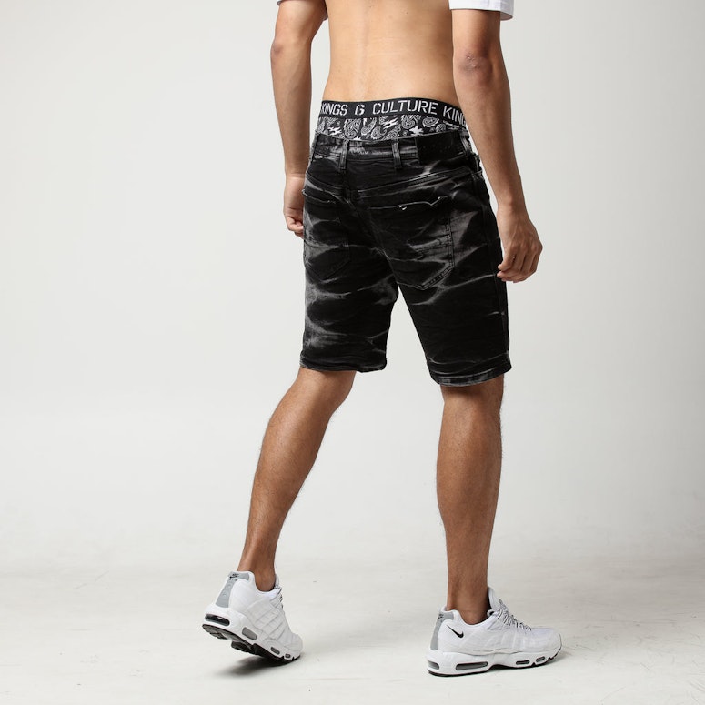 Nana Judy Chilla Vee Denim Short Acid Black