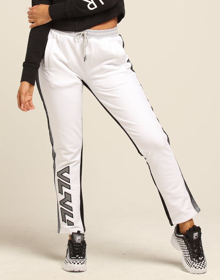 Nana Judy Women's Magnitude Colour Block Track Pant White/Black