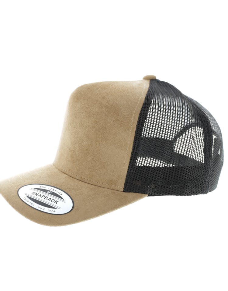 Flexfit Suede Hi Trucker Camel
