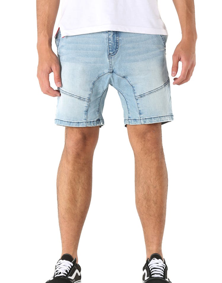 Nena and Pasadena Flight Denim Short Dakota Blue