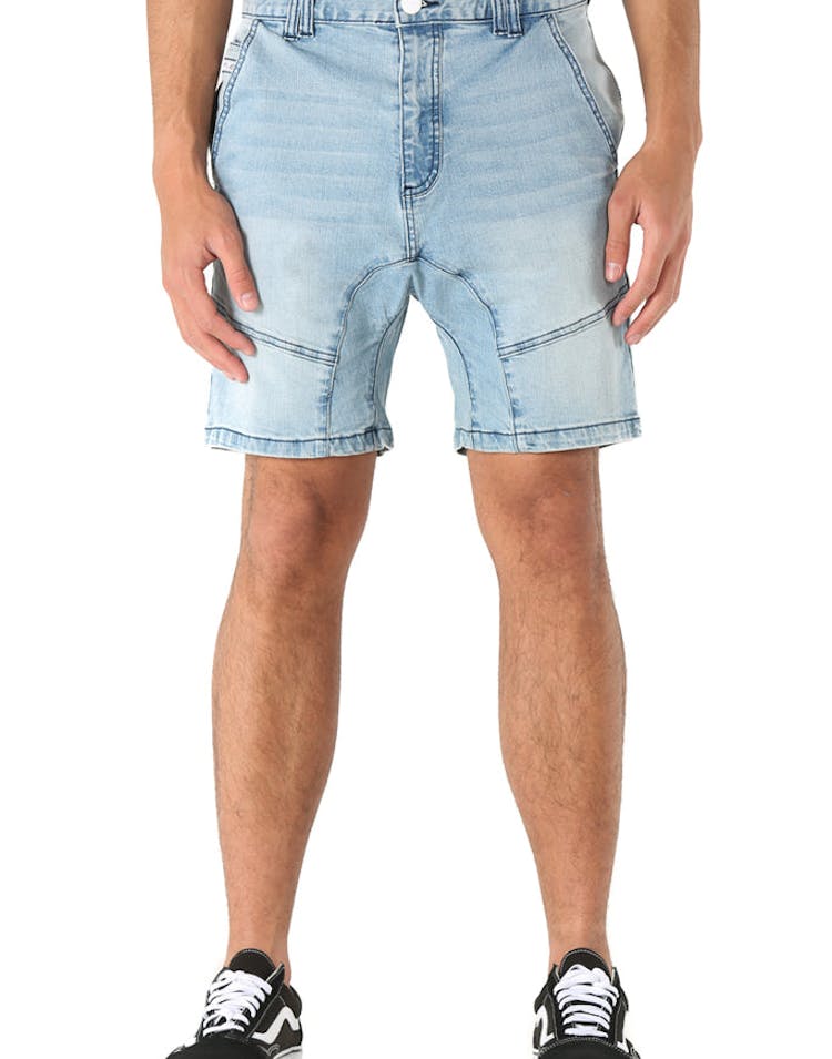 Nena and Pasadena Flight Denim Short Dakota Blue