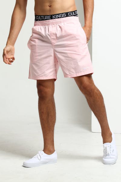Stussy Basic Italic Beachshort Pastel Pink