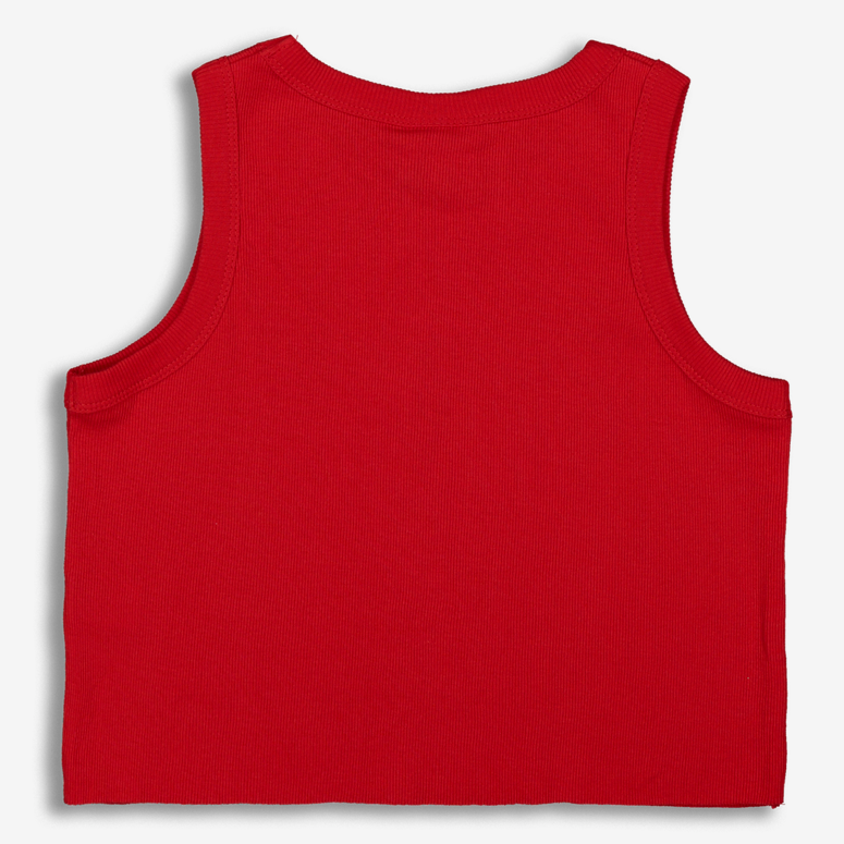 Stussy Women's Graffiti Bar Cut Off Tank Red