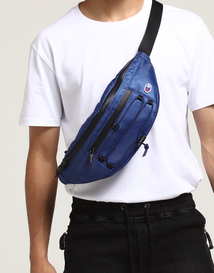 Champion C Life Script Waist Bag Blue