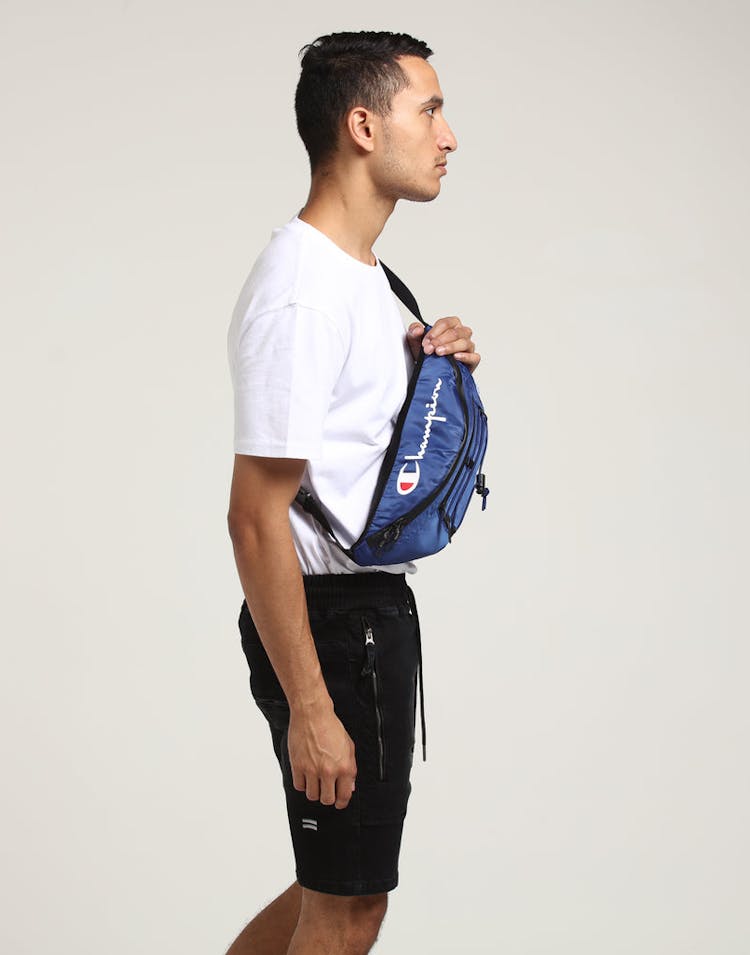 Champion C Life Script Waist Bag Blue