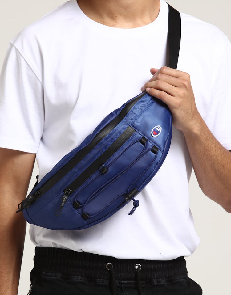 Champion C Life Script Waist Bag Blue