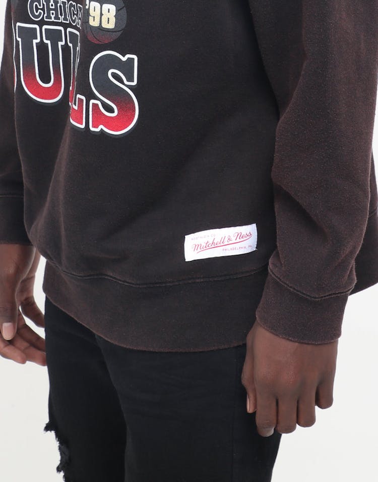 Mitchell & Ness Chicago Bulls Vintage Champs Crew Black