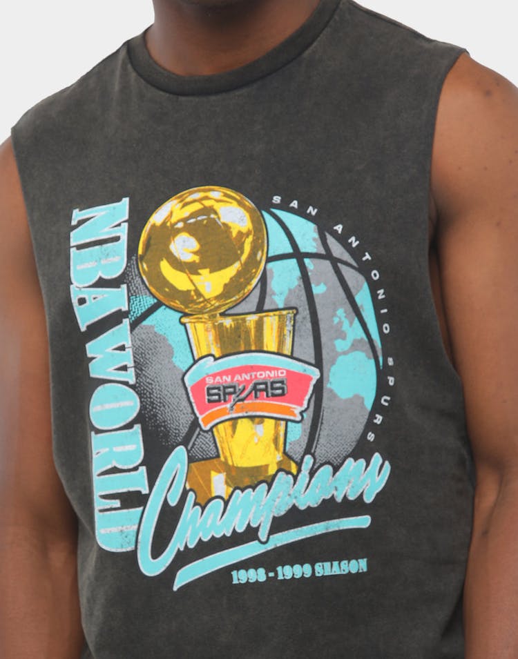 Mitchell & Ness San Antonio Spurs Vintage Champ Rings Muscle Black