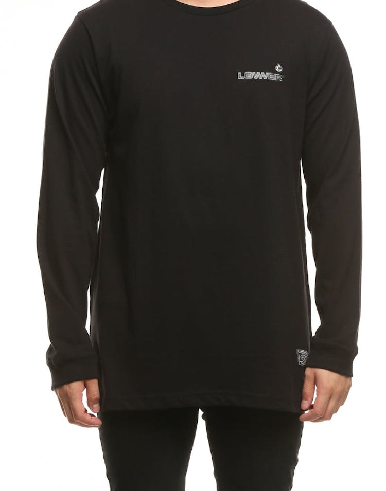 Lower X Culture Kings Gabber QRS LS Tee Black/Gold