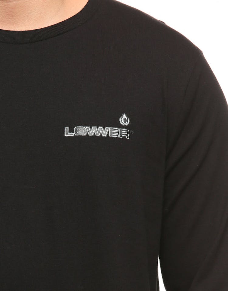 Lower X Culture Kings Gabber QRS LS Tee Black/Gold