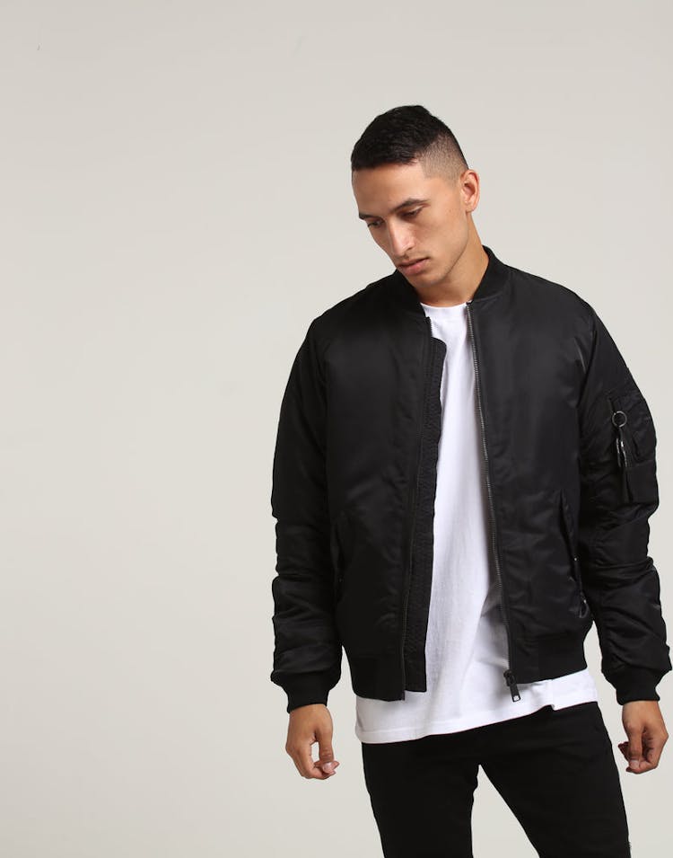 Ashton Bomber Jacket Black