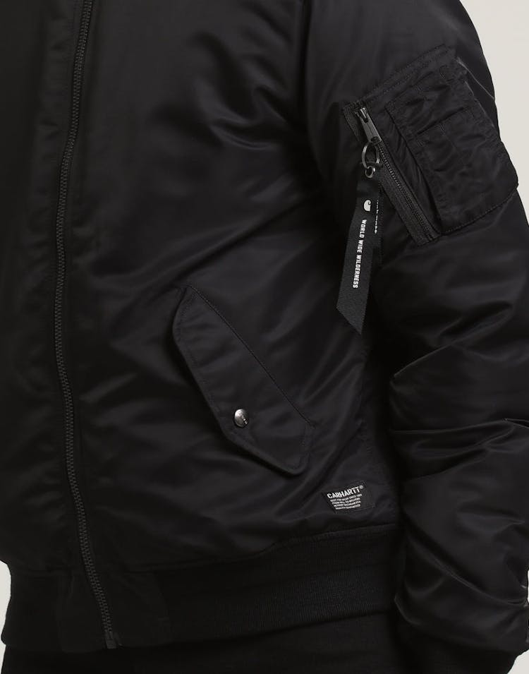 Ashton Bomber Jacket Black