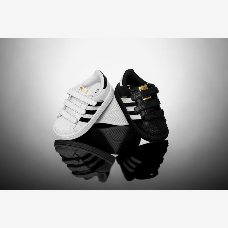 Superstar Foundation Kids Black/white/bla