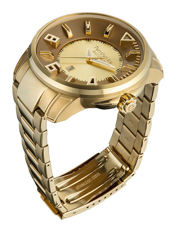 Bunker 3H Watch Gold