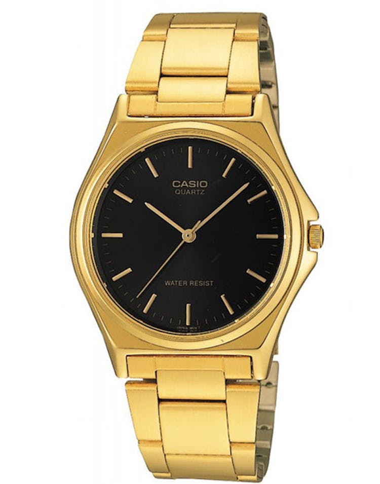 Gents Analog Gold/black