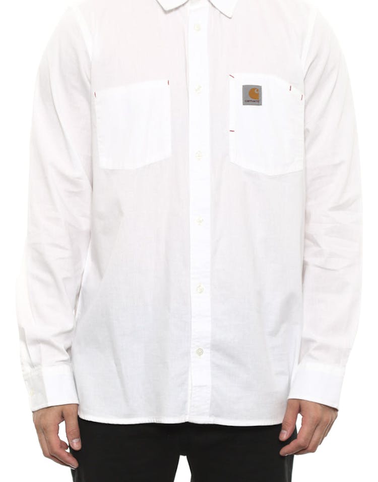 State Long Sleeve Shirt White