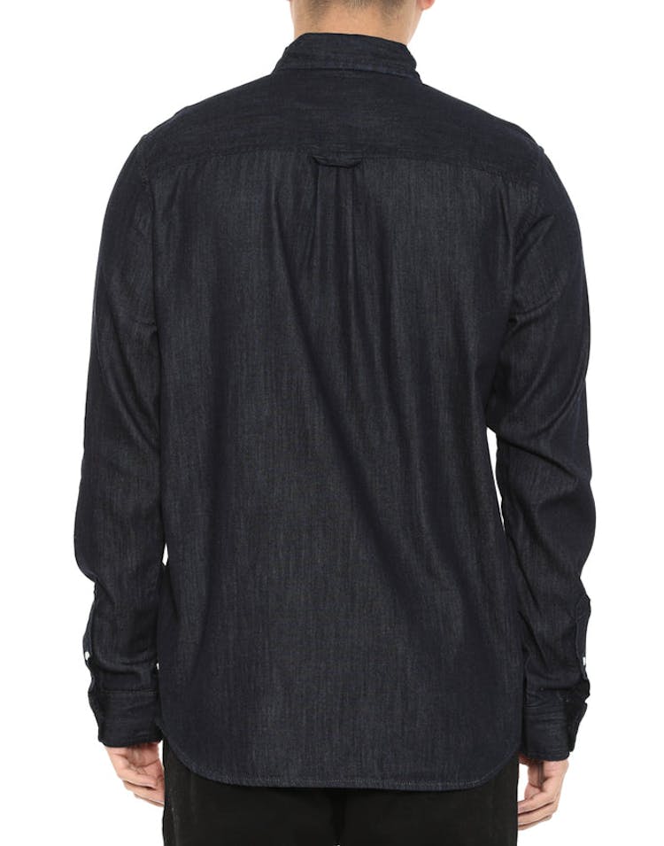 Civil Long Sleeve Button up Dark Denim