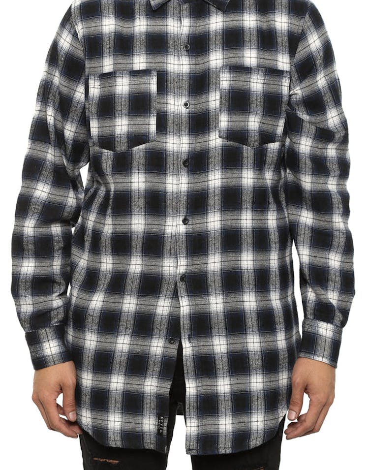 Regime Flannel Button up Navy