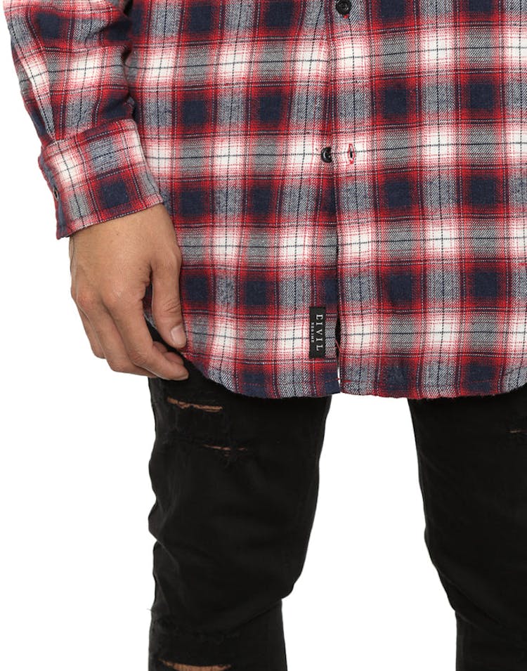 Regime Flannel Button up Red