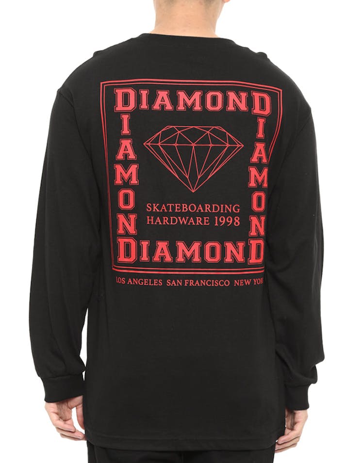 Square Long Sleeve Tee Black