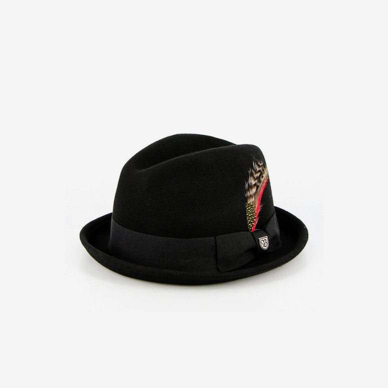 Brixton Gain Felt Fedora Black