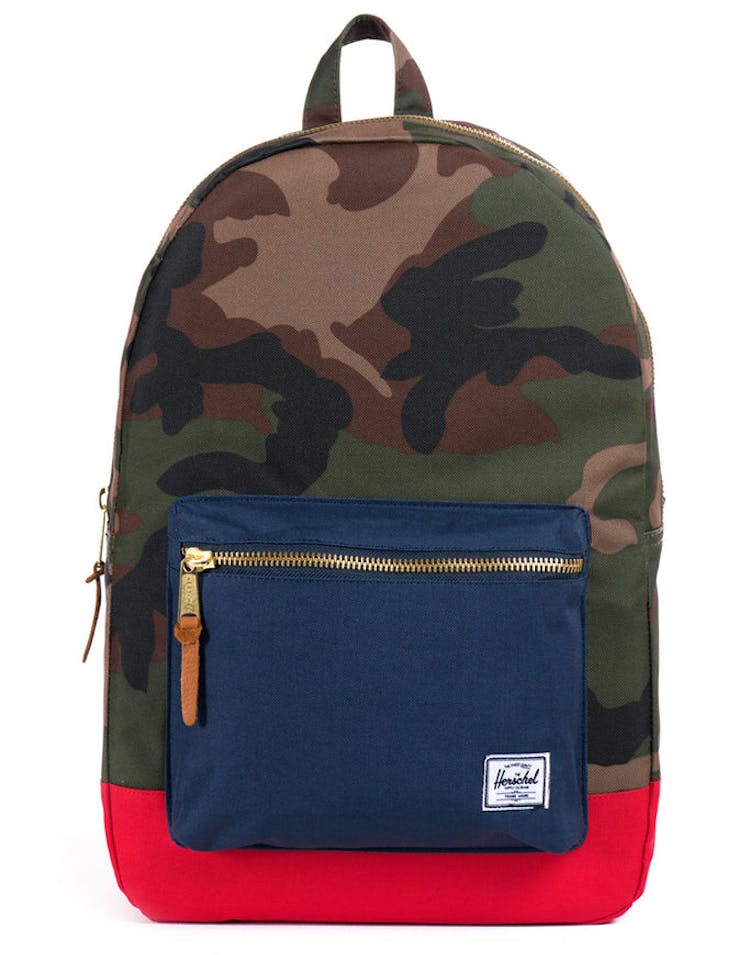 Settlement Backpack Camo/navy/red