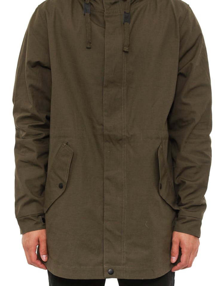 Curbside Anorak Jacket Army Green