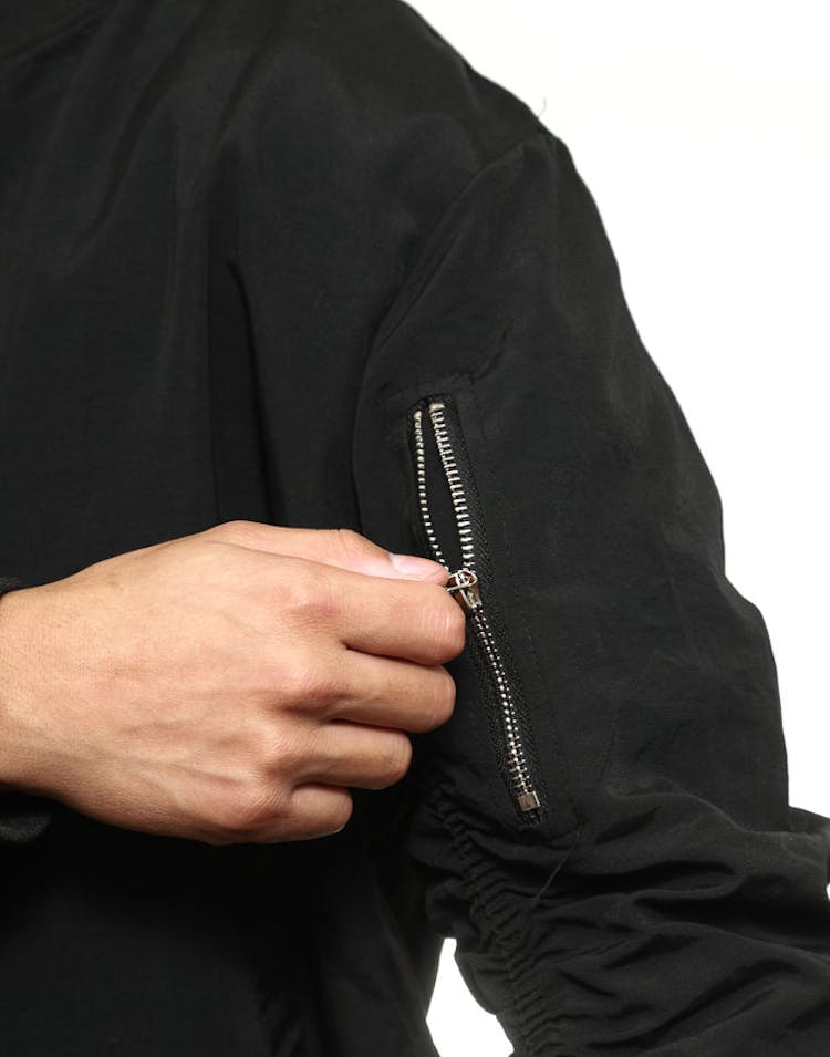 Lifted Anchors Bird Bomber Jacket Black