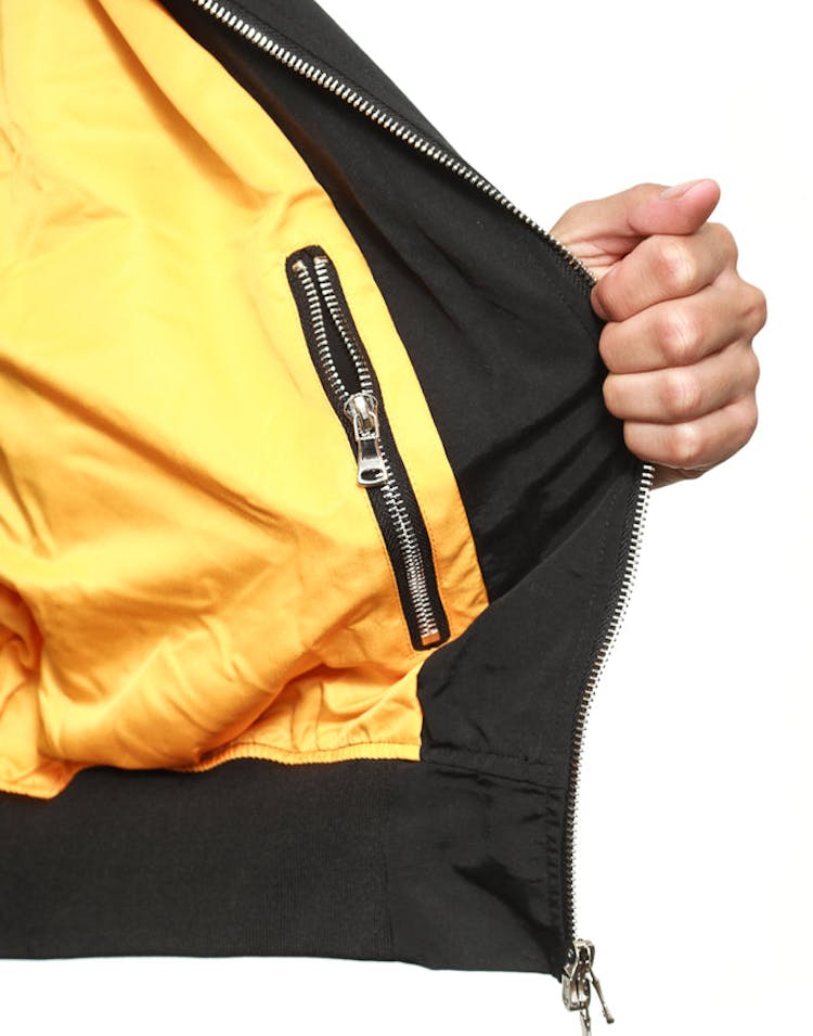 Lifted Anchors Bird Bomber Jacket Black